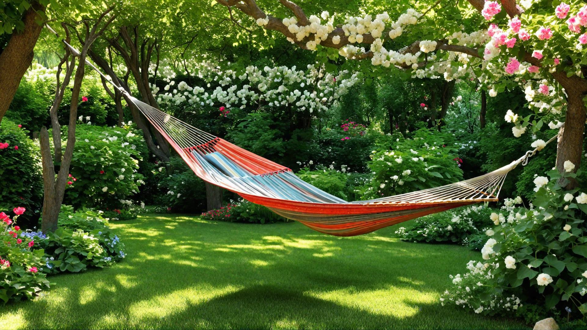 Spacious Hammock Overlooking Garden