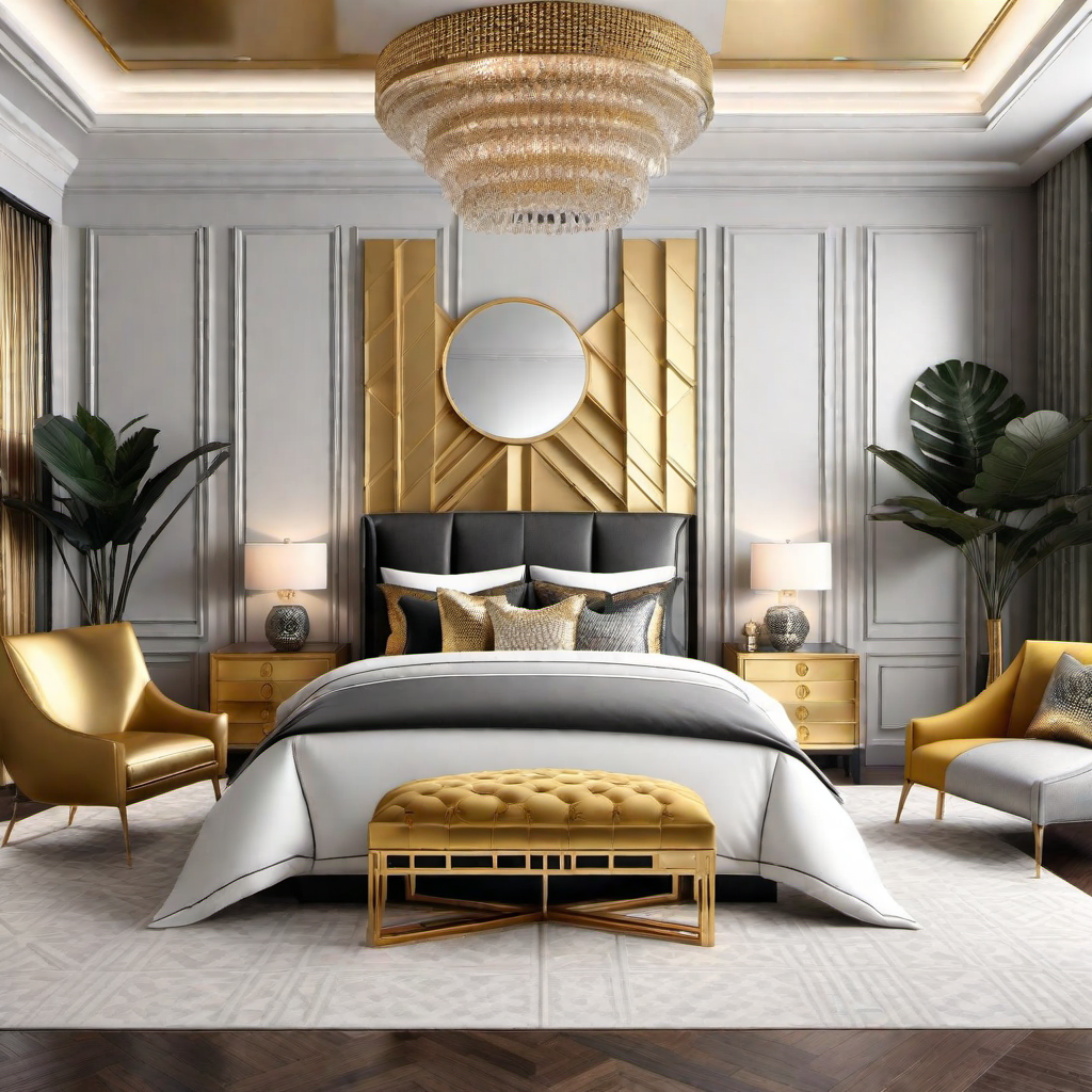 Golden Age Glam: Art Deco Metallic Accents
