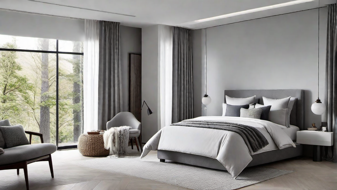 Utilizing Natural Light in Grey Bedroom Design