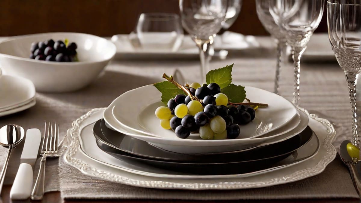 Where Do Wine Glasses Go On Table