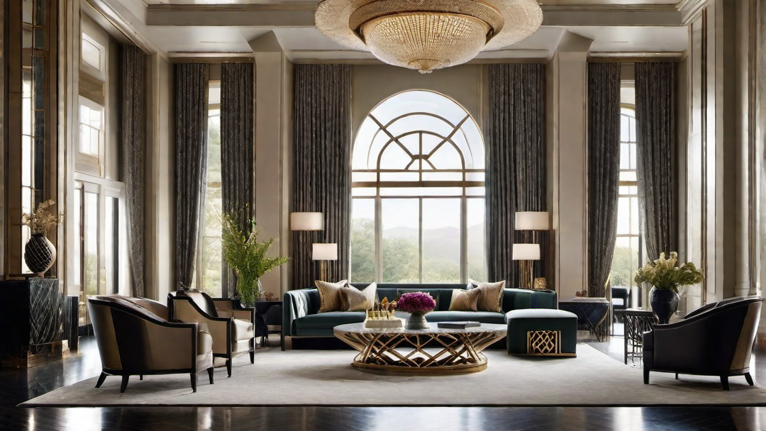 Optimizing Natural Light in Art Deco Great Room Interiors