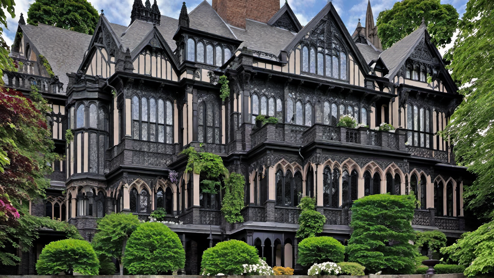 Gargoyles and Grotesques: Gothic Revival Exterior Decor