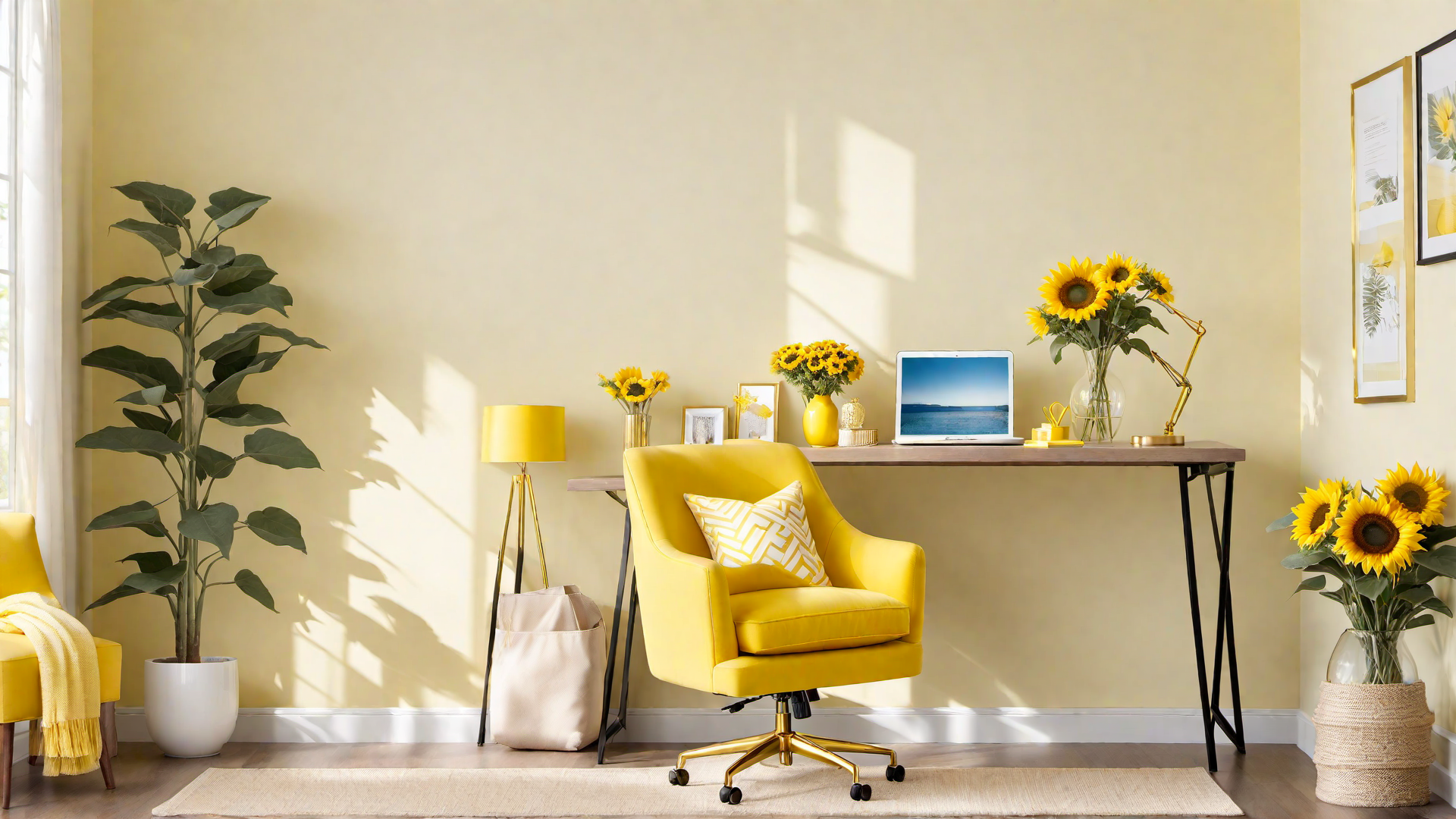 Mellow Yellow: Creating a Relaxing Home Office