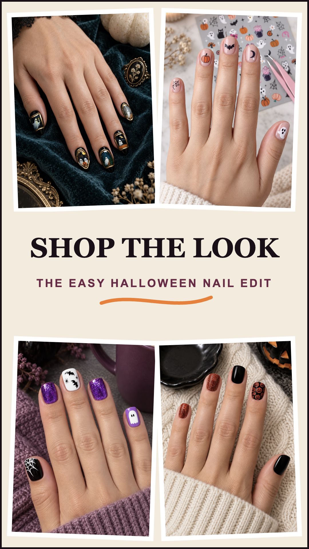 Shop the Look: the easy Halloween nail edit