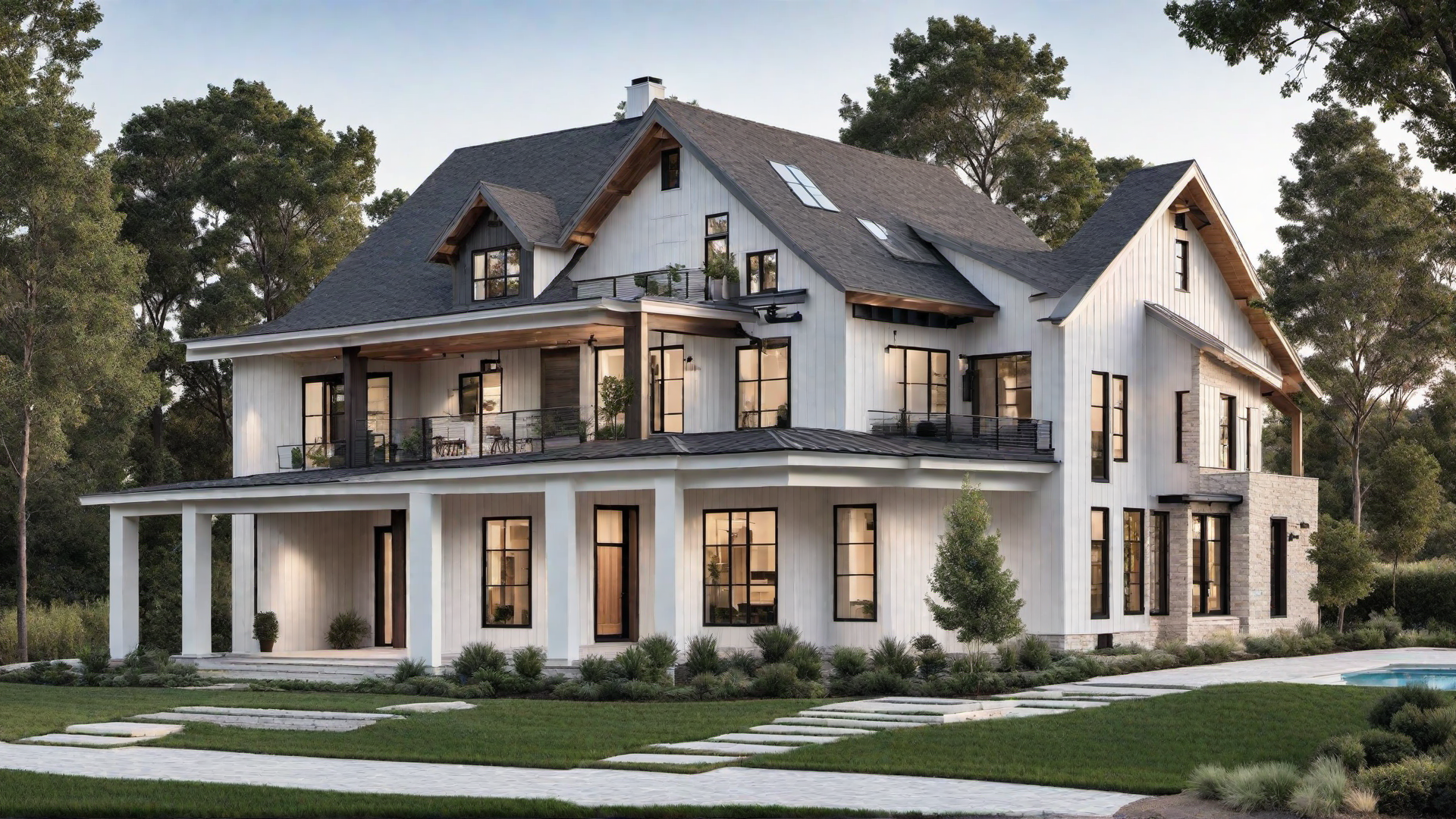 Sleek Lines and Minimalist Design: Modern Farmhouse Aesthetic