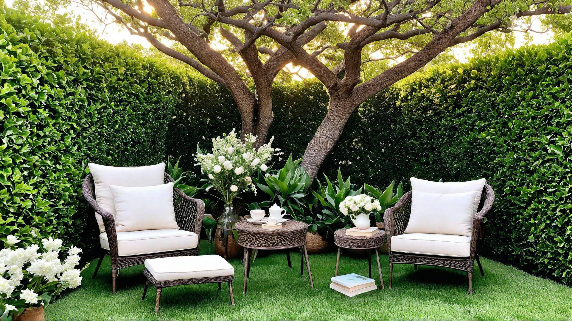 Private Outdoor Reading Nook