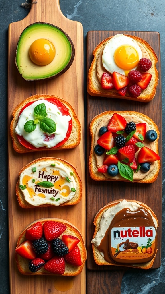 Creative Toast Recipes: 6 Delicious Variations