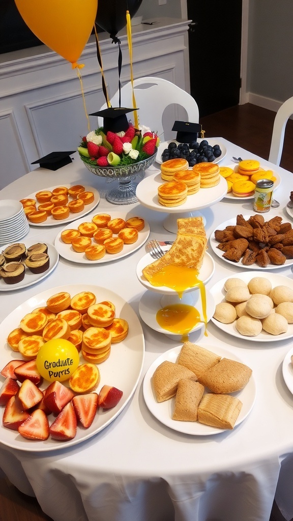 Graduation Brunch Setup Brunch Menu for a Graduation Party β shoesizeconversionchart.net