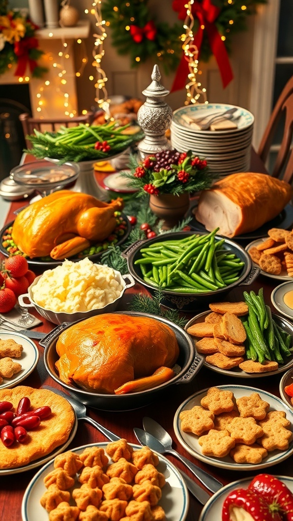 Festive Christmas Dinner Buffet Ideas