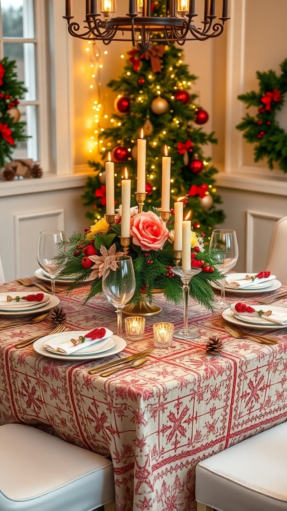 Festive Christmas Table Decorations for a UK Celebration