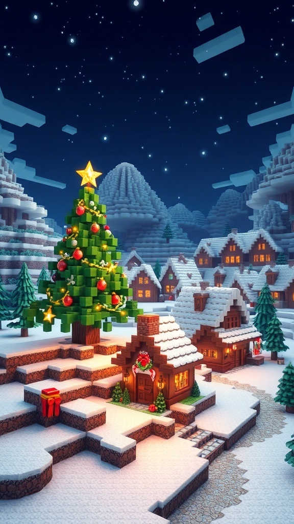 Minecraft Christmas Graphics Minecraft Christmas Build Ideas – hearthsprout.com