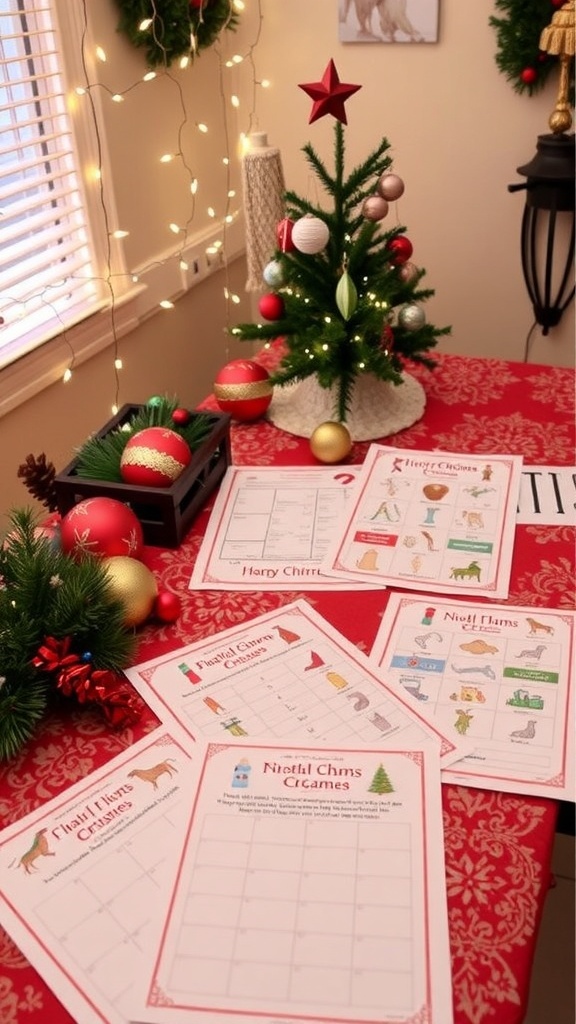 Printable Christmas Games for Holiday Fun