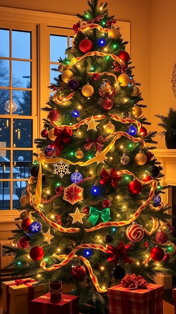 Creative Christmas Tree Lights Ideas