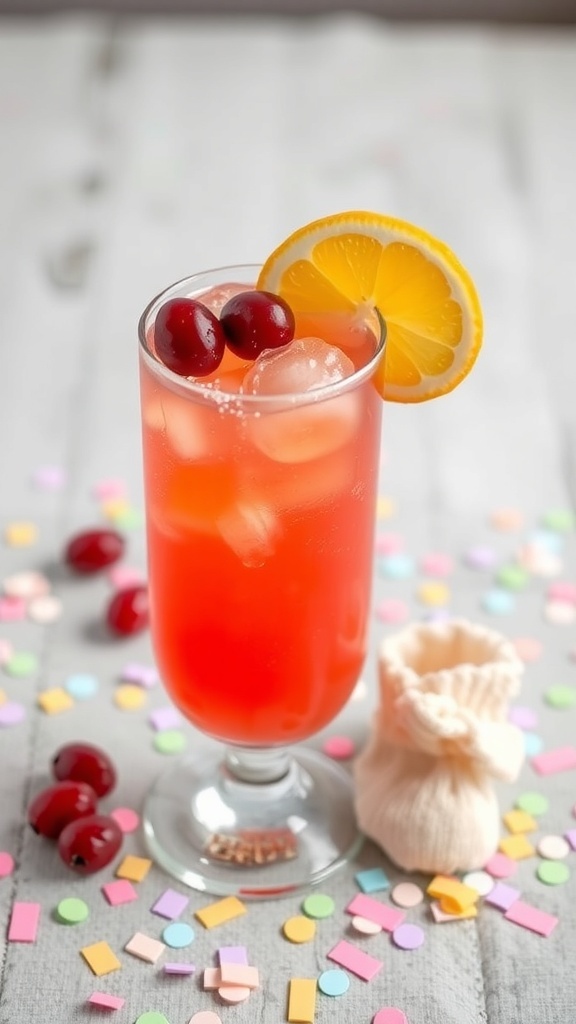 Cranberry Citrus Tiny Toes Mocktail