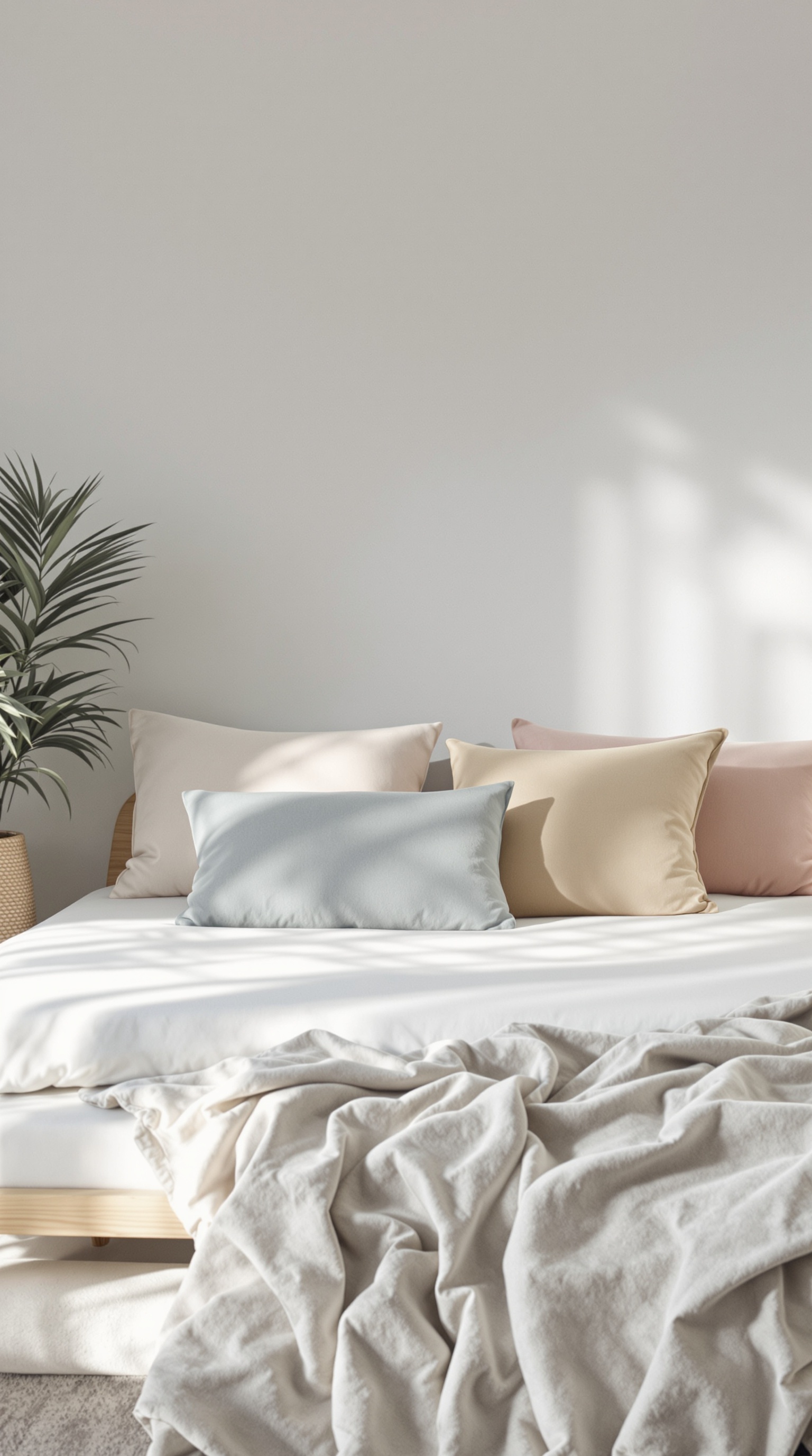 A cozy bed setup with soft pillows and a warm blanket, emphasizing comfort for kids.