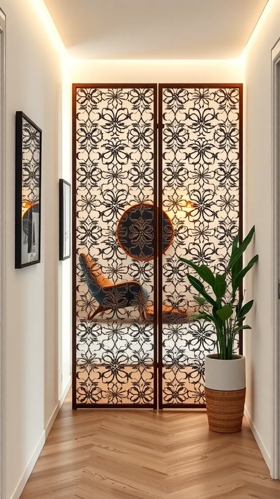 20 Creative Hall Partition Ideas to Transform Your Space - My Home Muse