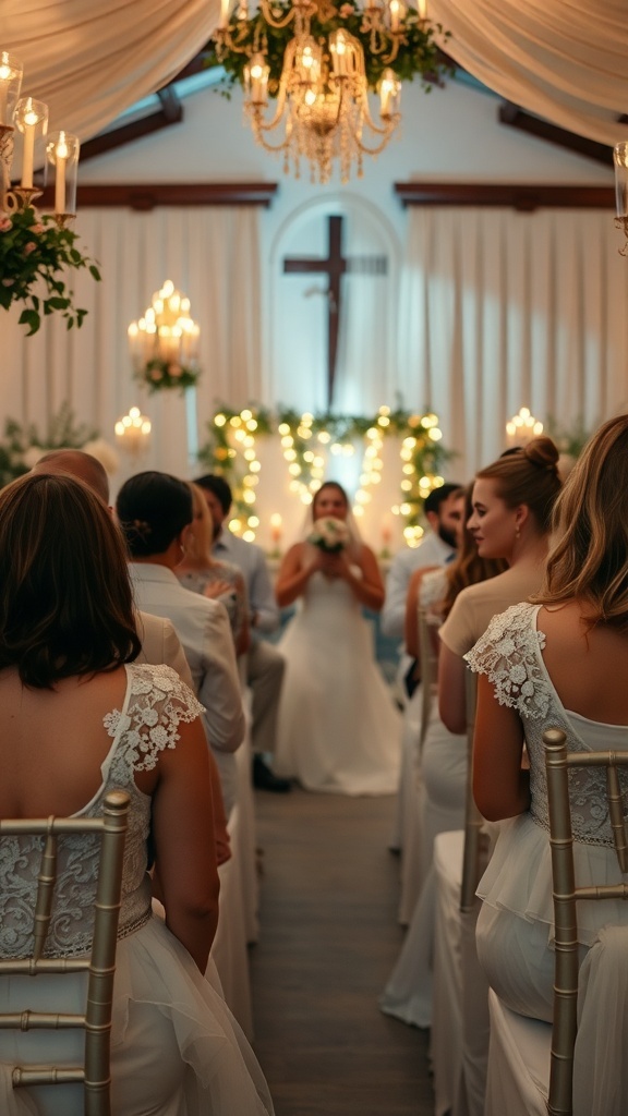 Wedding guests at a reception playing games, with a warm and festive atmosphere.