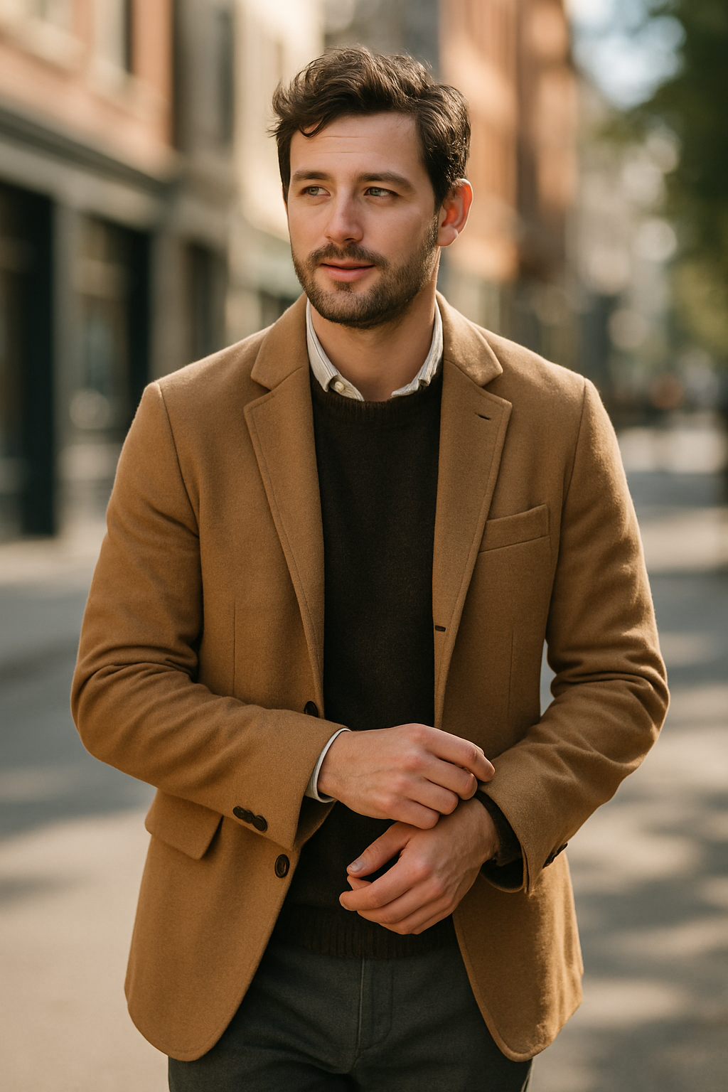 A man in a stylish linen suit, showcasing versatility for different occasions.