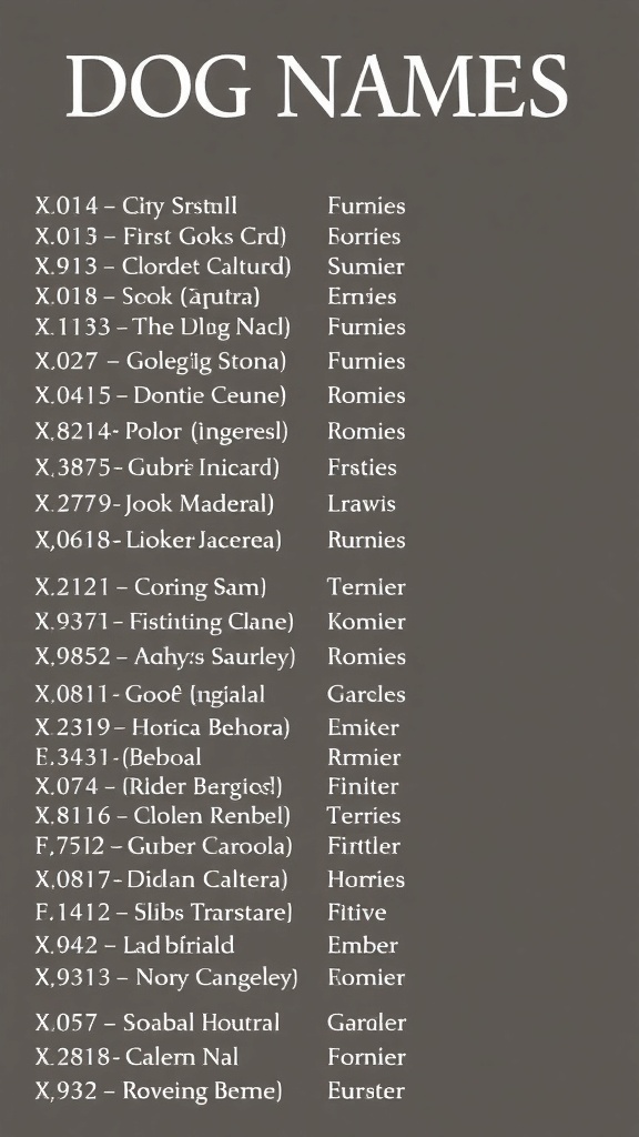 A list of unique dog names inspired by mythology.