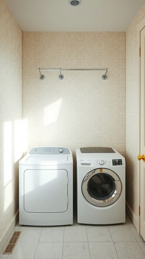 laundry room wallpaper ideas
