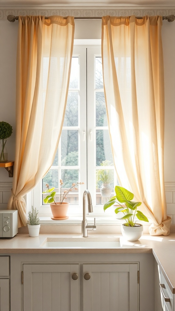 beige curtain ideas
