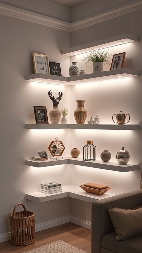 Corner Wall Shelf Ideas