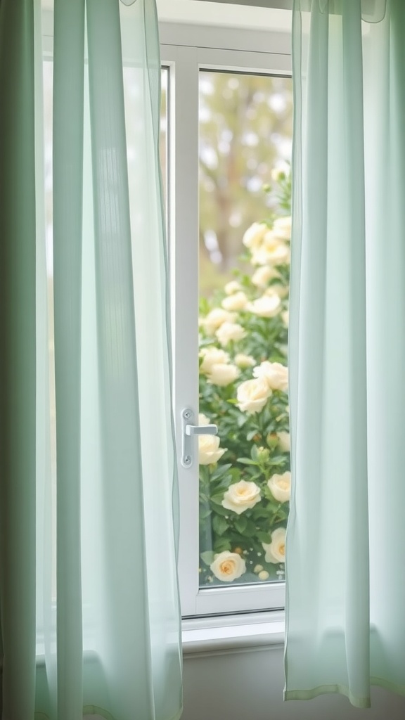 green curtain ideas