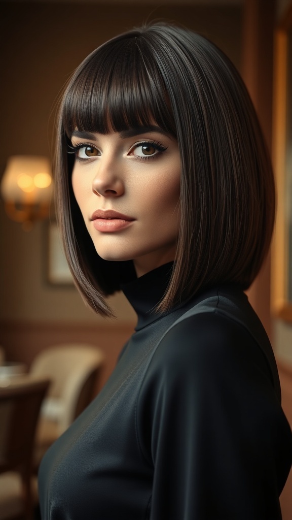French bob with bangs