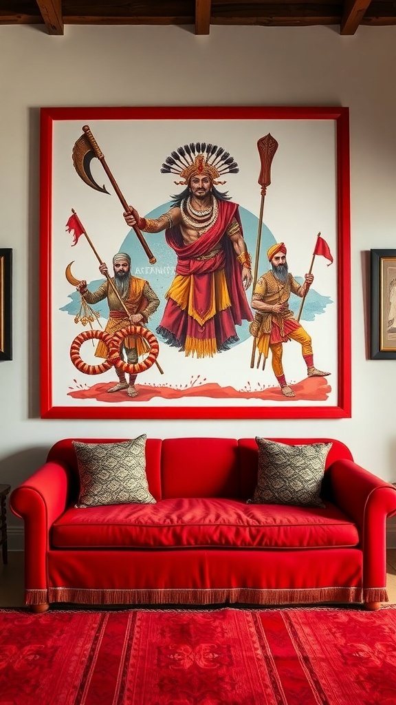 Rattatak warriors in battle gear, showcasing their culture and strength.
