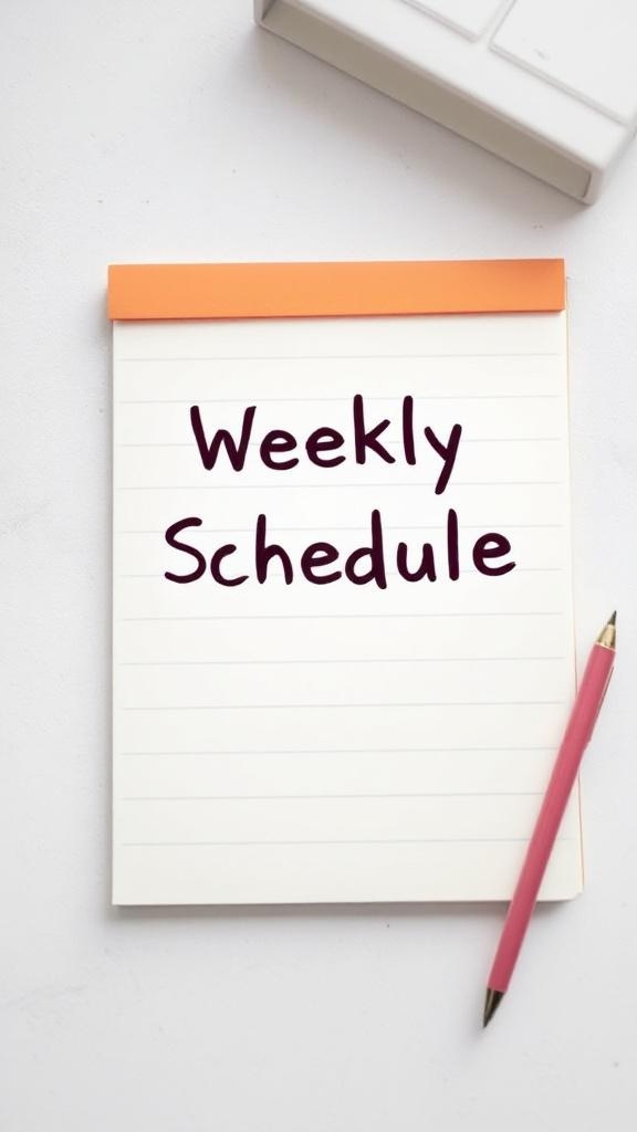 A clipboard with a note about irregular fasting, a clock, and a calendar.