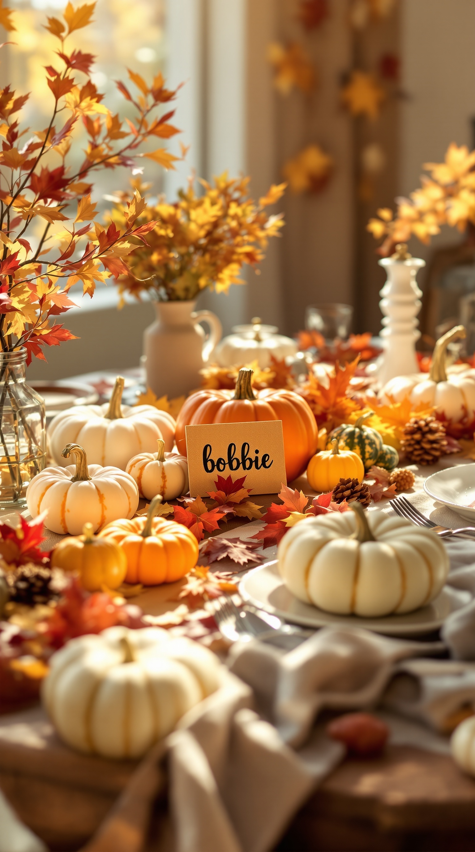 An open book with text about bobbie goods and their significance during Thanksgiving celebrations.