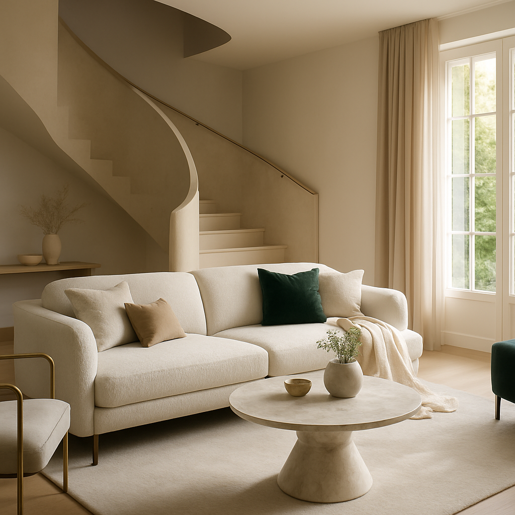 Ein modernes Badezimmer mit stilvollen Designer-Armaturen