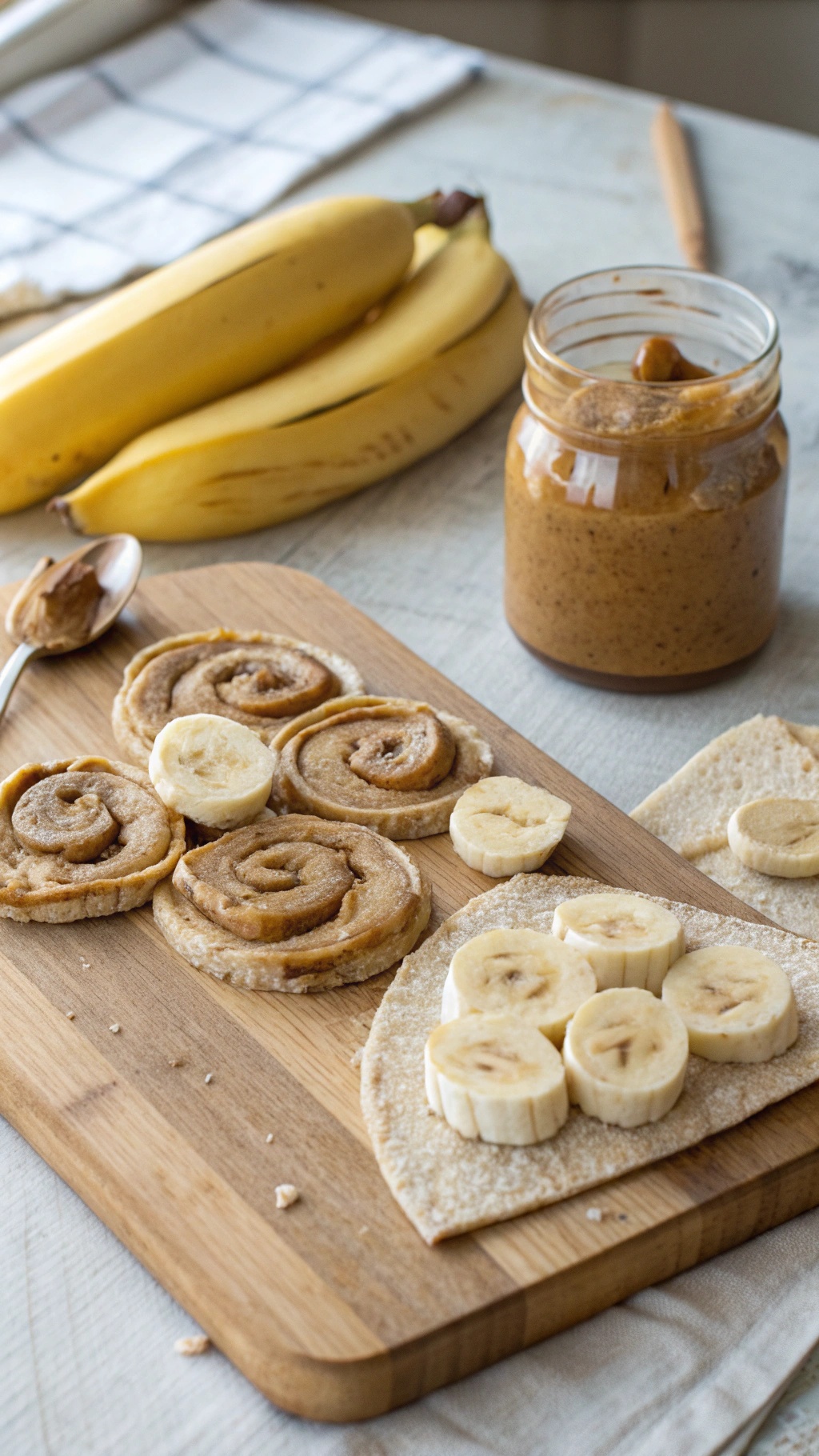 Nutty Banana and Almond Butter Wrap ingredients and preparation
