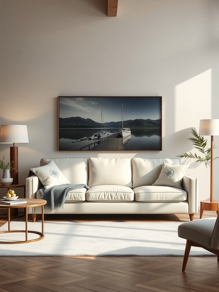 Fjords Kinn Sofa in a stylish living room setting.