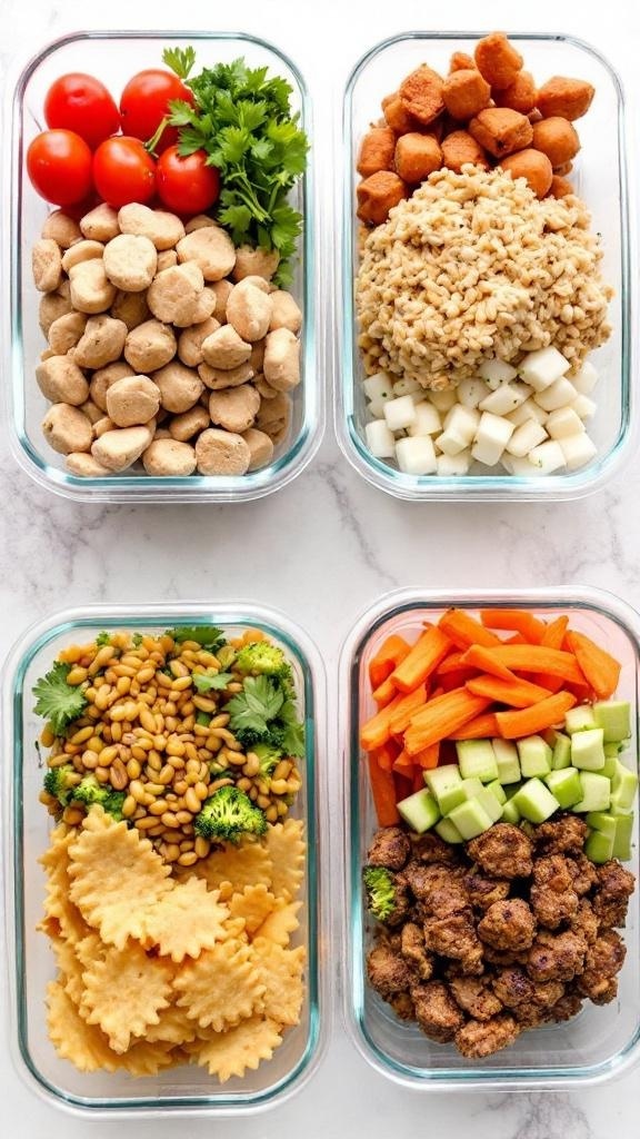 A detailed chart showing grocery expenses and savings from meal prep.