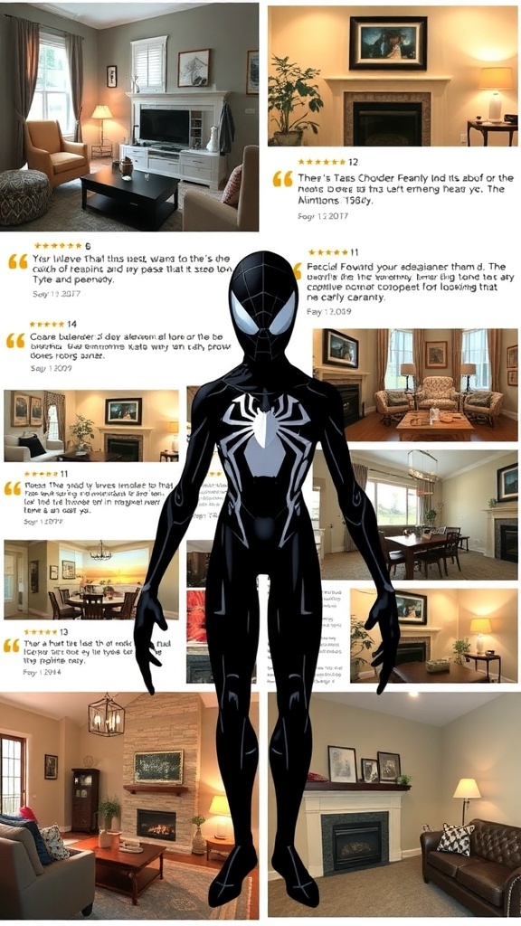 Lights4Fun Rattan Black Spider Light Up Halloween Figure