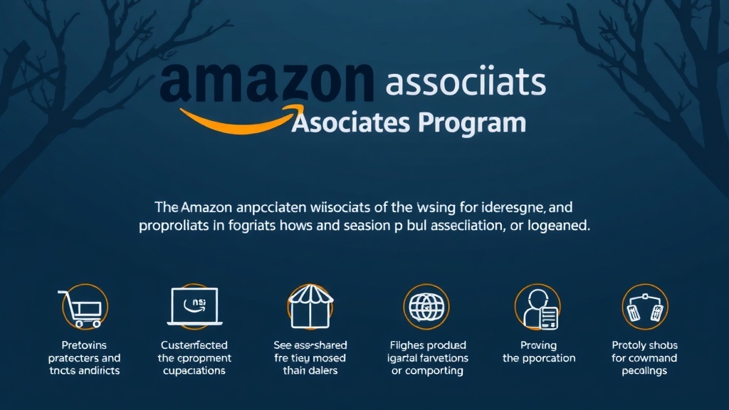 Overview of the Amazon Associates Program with key features and benefits.