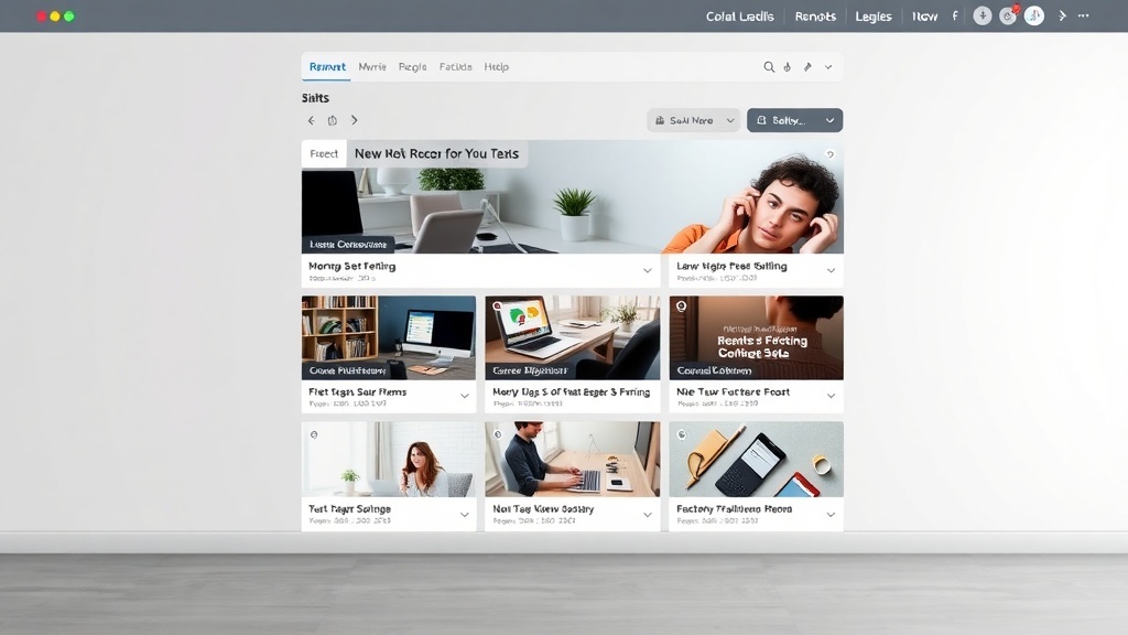 Screenshot of a freelance platform showing job listings and categories.