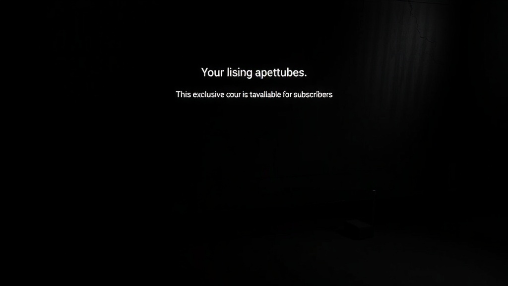 A dark image with text indicating exclusive content for subscribers.