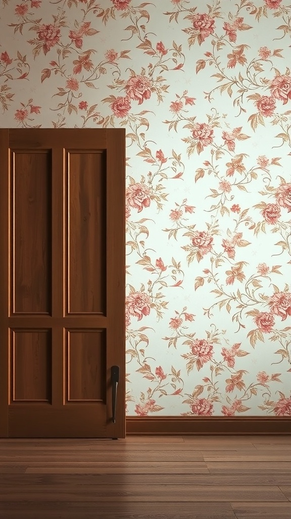 Fondos de pantalla vintage con patrones florales en tonos suaves.