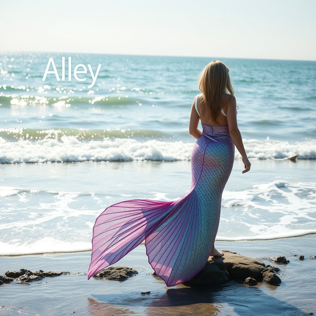 50 Spooktacular Halloween Costumes for Every Theme and Style A woman wearing a colorful mermaid tail standing by the ocean.