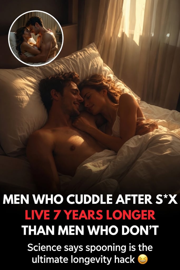 man and woman in bed with text overlay