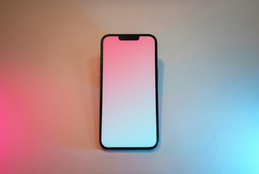 modern smartphone; illustrative for an AI/social-media article