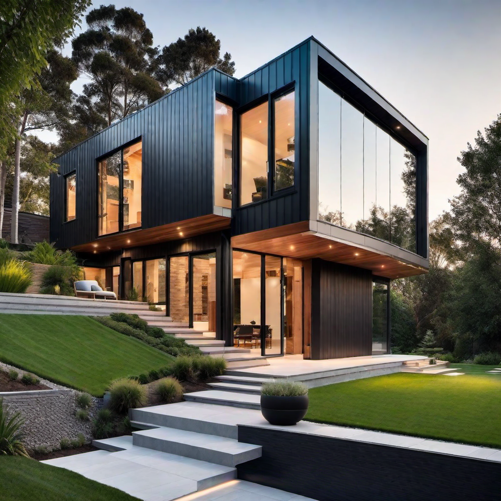 Split-Level Design: Modern Split-Level House Exterior
