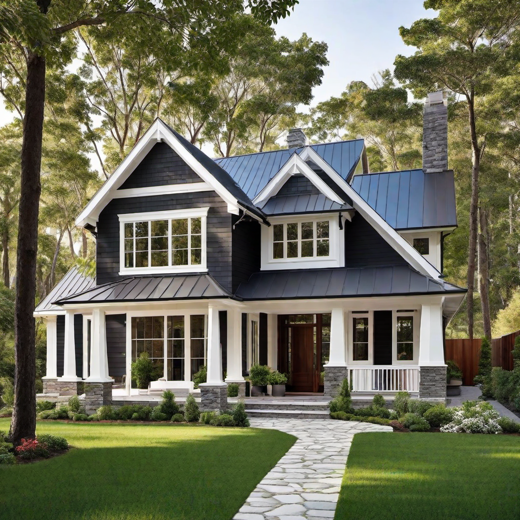Cottage Coziness: Modern Cottage House Exterior