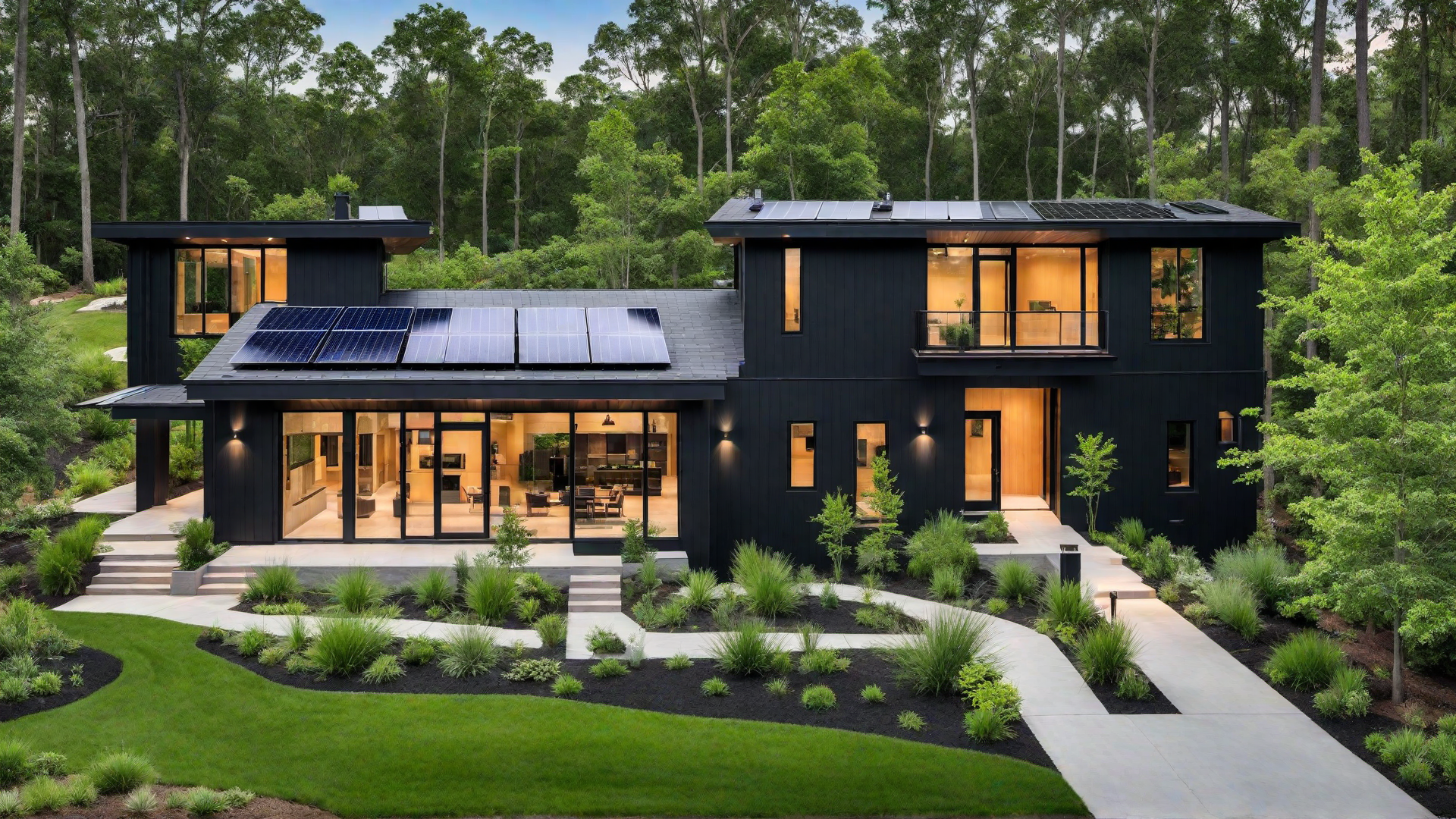 Sustainable Living: Eco-Friendly Black House Concepts
