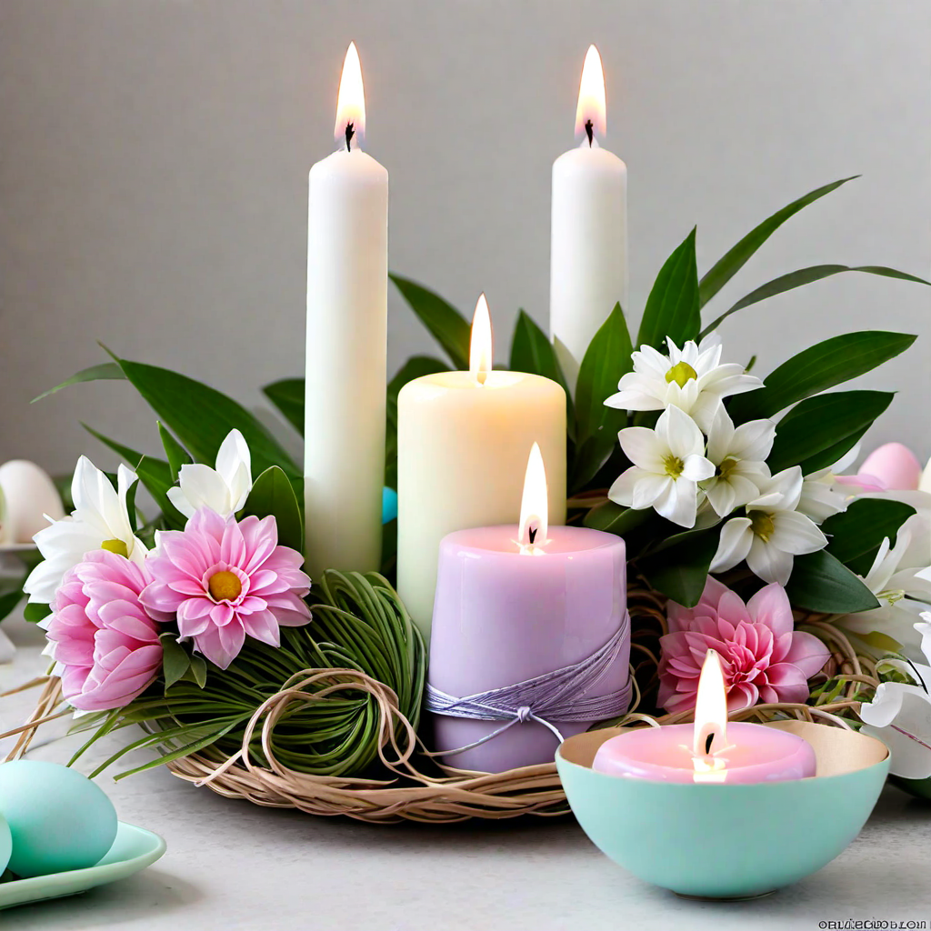Easter Candlescape: Creating Ambiance with Easter Candles