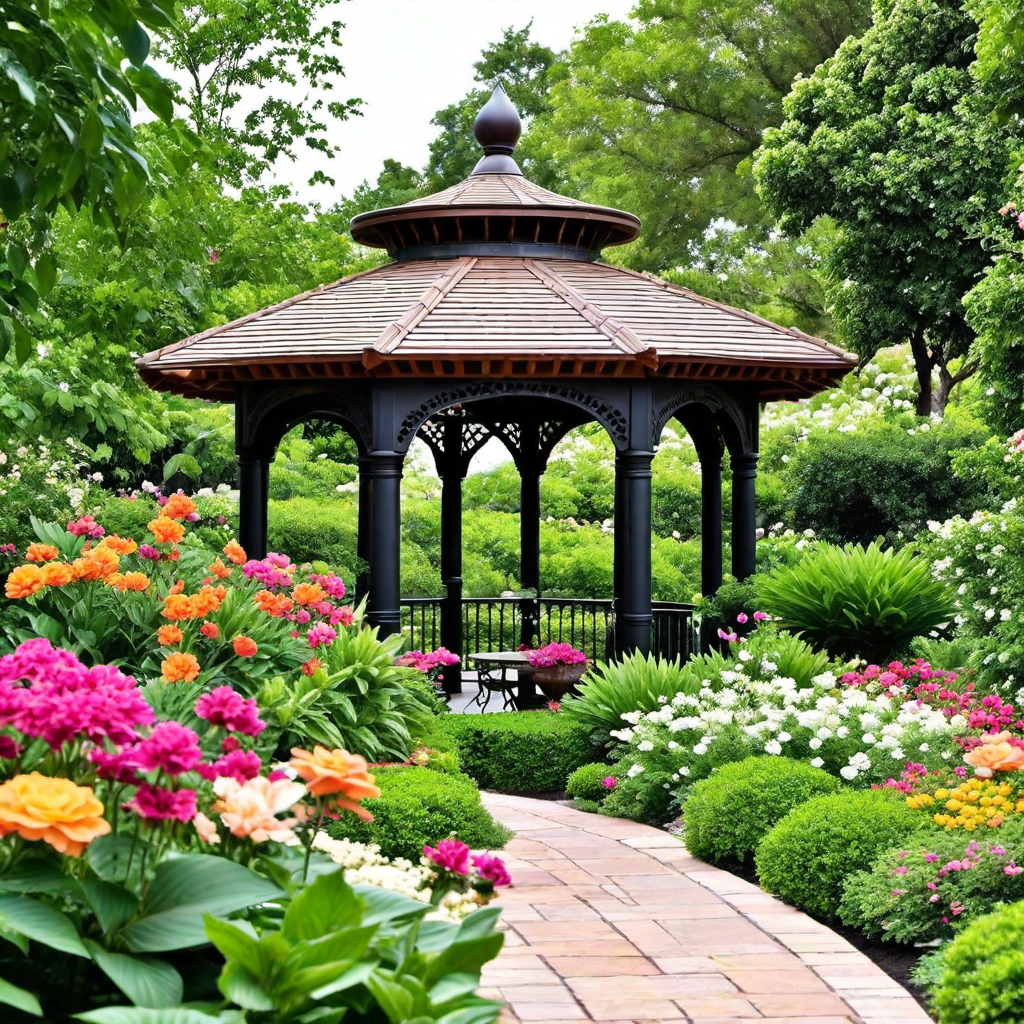 16. Immerse Yourself in Nature: Garden Gazebo Ideas