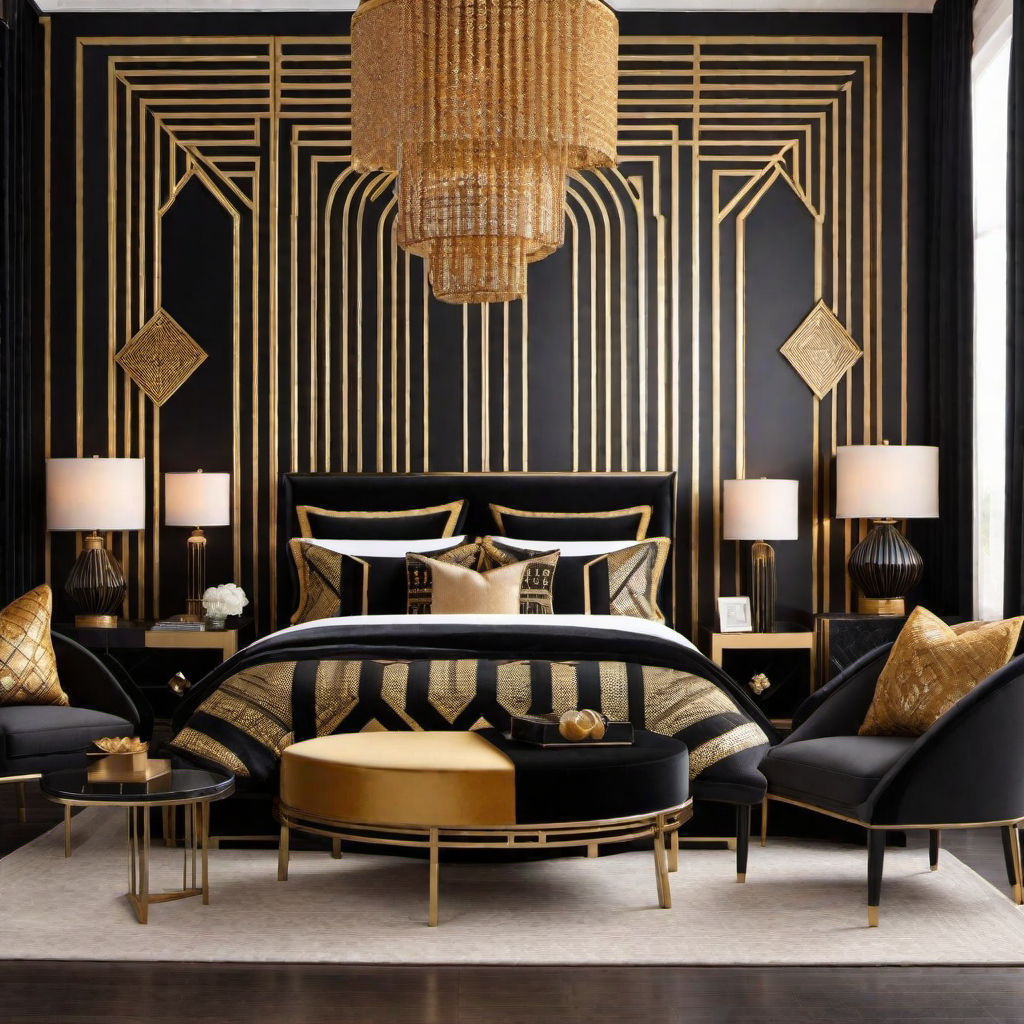 Geometry in Design: Angular Art Deco Patterns