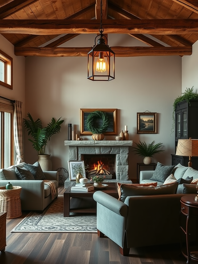 Rustic Lantern Lighting